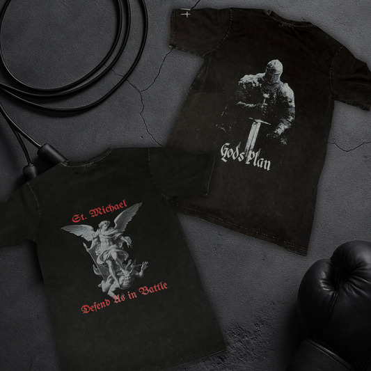 St. Michael x Knight – Built for Battle (2 Tees)